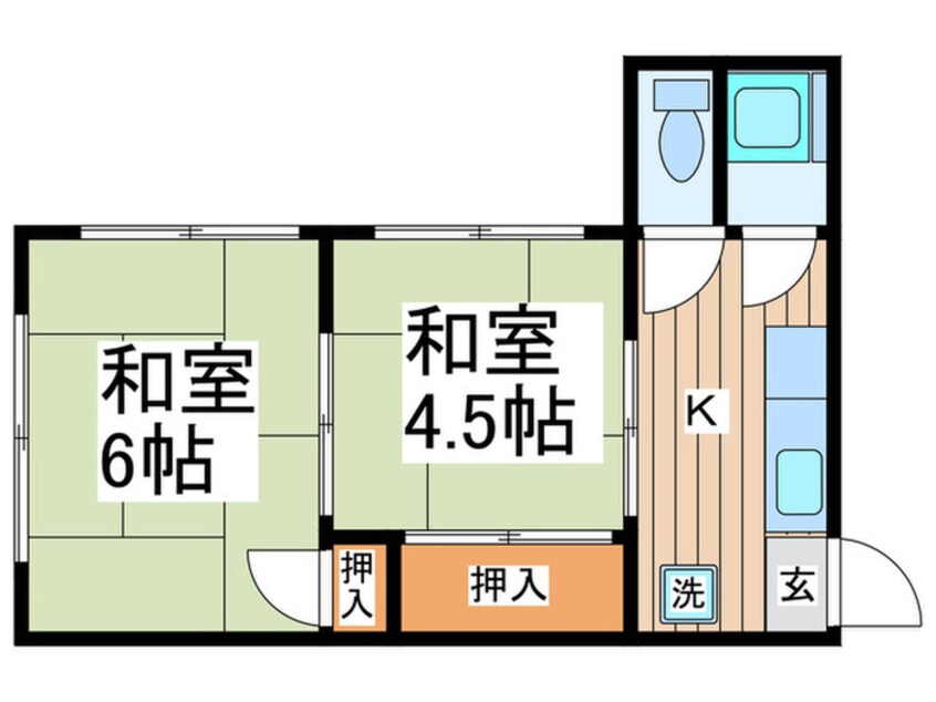 間取図 高橋コ－ポ