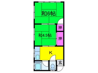 間取図 高橋コ－ポ