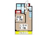 アイリー千葉 1LDKの間取り