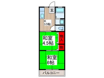 間取図 カーサ浅間町