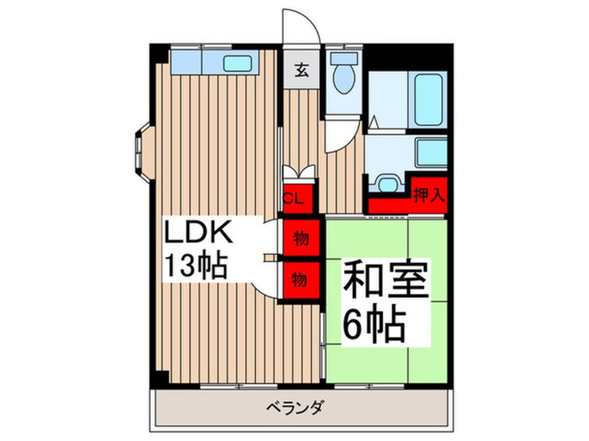 間取図 南台ハイツ