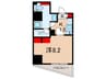 TRACK八丁堀 1Kの間取り