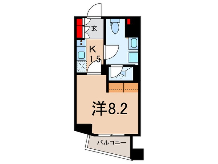 間取り図 TRACK八丁堀