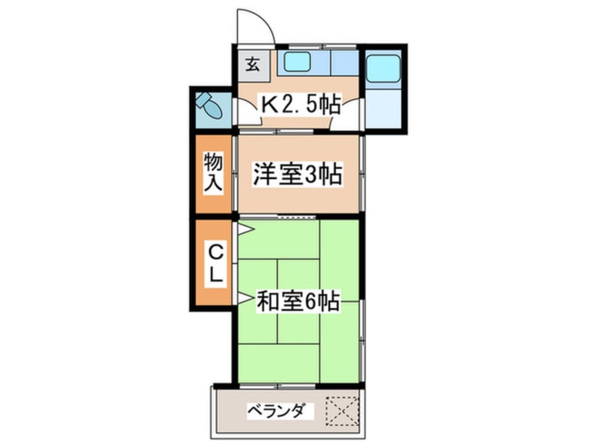 間取図 石黒荘