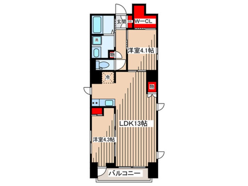 間取図 LiveFlat錦糸町