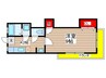 千代田マンション 1Kの間取り