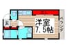 エリーゼ西船橋 1Rの間取り