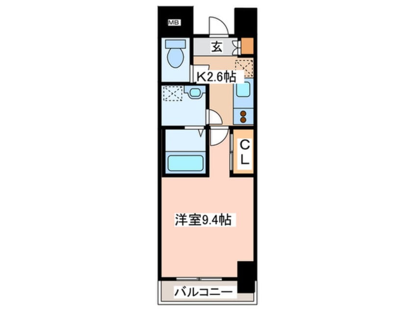 間取図 スクエアガ－デン生田