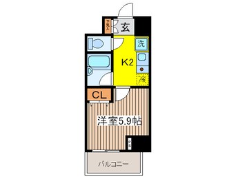 間取図 メゾン・ド・ピュア府中