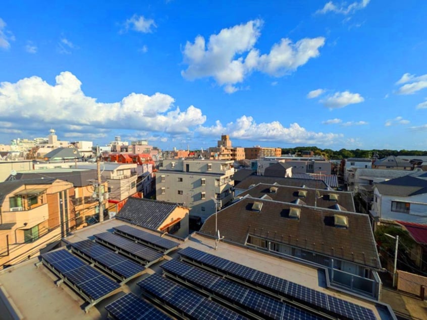 室内からの展望 ファブール石神井公園