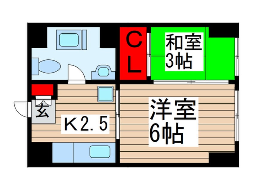 間取図 第２ナカヤビル