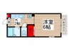 ジュネス川上 1Kの間取り