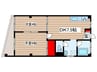 安田コーポ 2DKの間取り