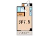 マツモトビル 1Rの間取り
