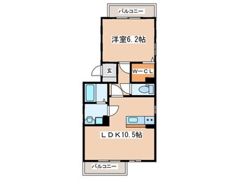 間取図 コンフィデンテⅠ