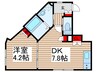 FR.imp門前仲町 1DKの間取り