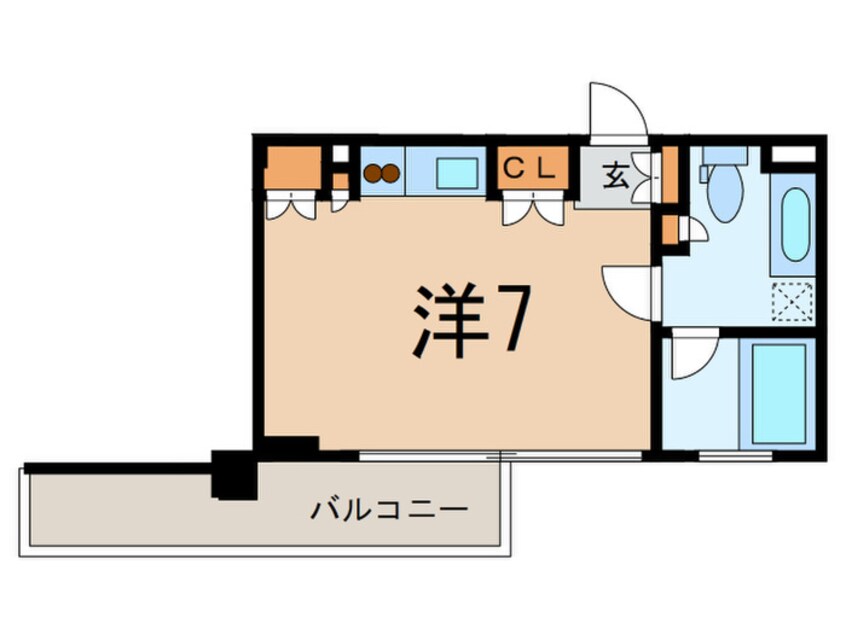 間取図 カスタリア戸越