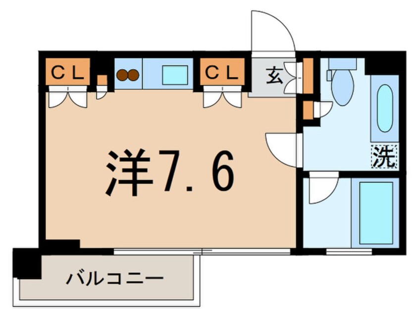 間取図 カスタリア戸越