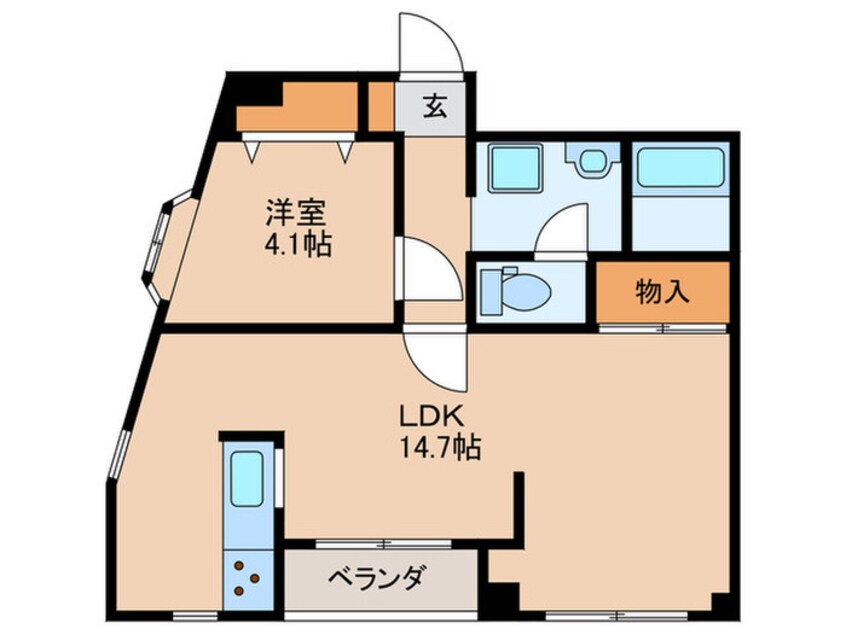 間取図 ポプリ蓮沼