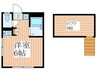 エ－デルハイム 1Rの間取り
