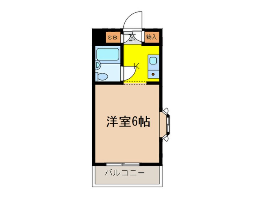 間取図 ユースフル下落合（407）