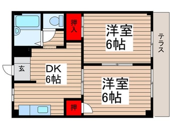 間取図 リバーサイド88