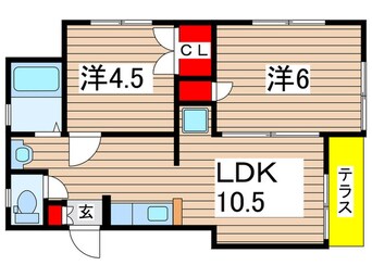 間取図 サンハウス今井Ａ