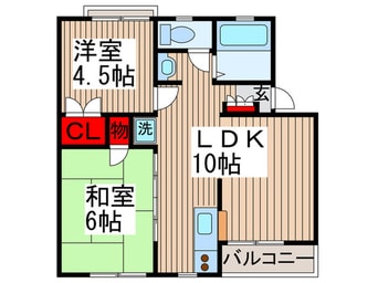 間取図 サンハウス今井Ａ
