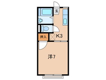 間取図 コ－ポラス双葉