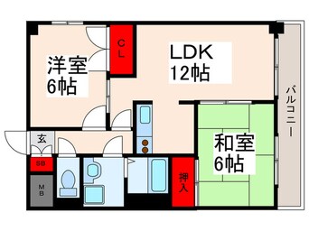 間取図 プラチナＫＯＤＡヒルズ