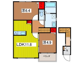 間取図 上小町さくら