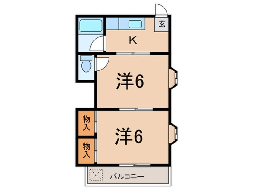 間取図 ヴィラ・ペスカ