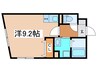 プラムガーデン平和台 1Rの間取り