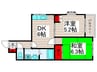 第２宝マンション 2DKの間取り