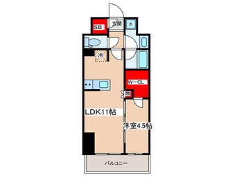 間取図 パークアクシス錦糸公園