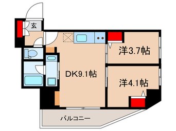 間取図 リビオメゾン日本橋久松町