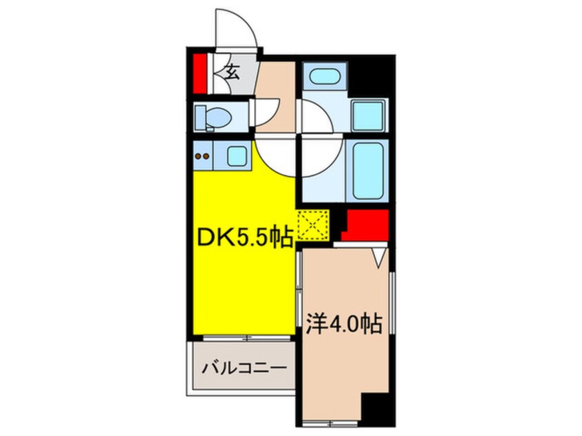 間取図 リビオメゾン日本橋久松町