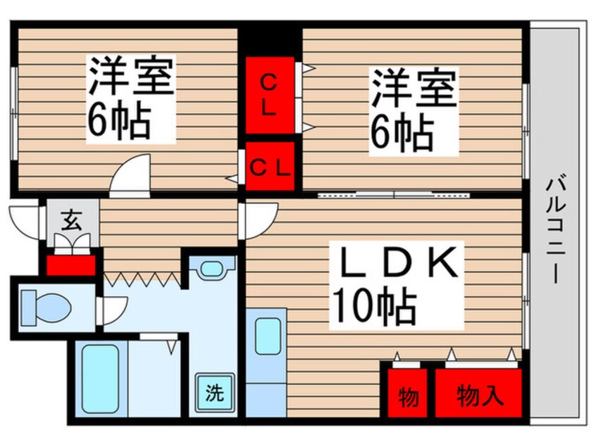 間取図 秋山マンション