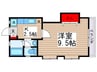 プチ・ラフォーレ 1Kの間取り