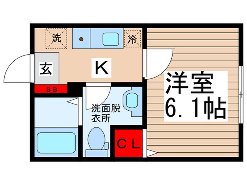 間取図 フェリス野田