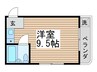 コ－ポ自然舎 1Rの間取り