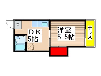 間取図 アミューズ高津