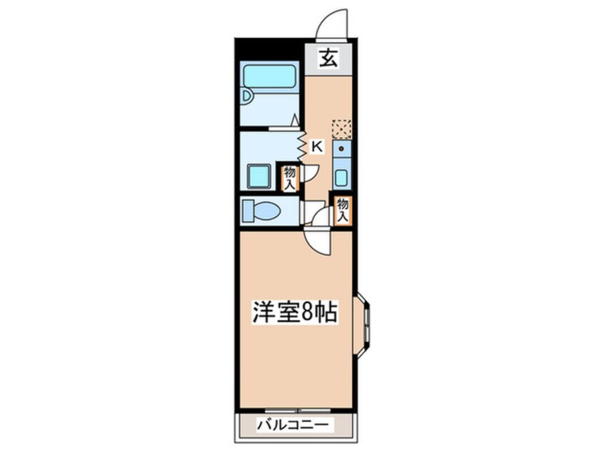 間取図 アドラブールＫ