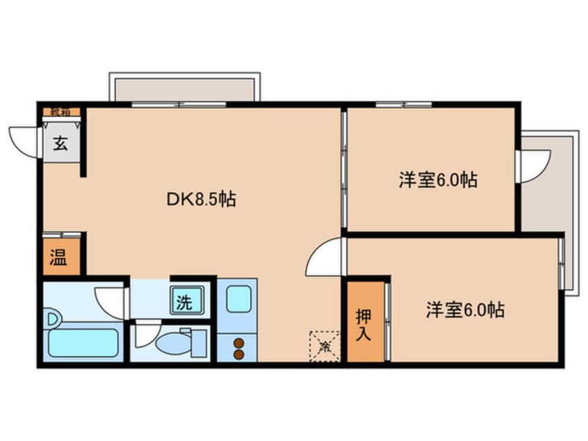 間取図 サンハウス祐天寺（201）