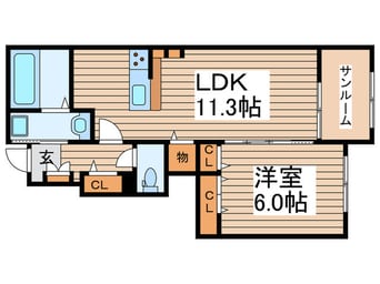 間取図 シャインヴィレッジ
