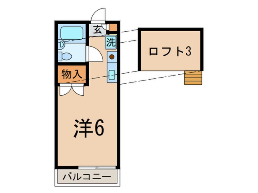 間取図 ハイツベルグ中延