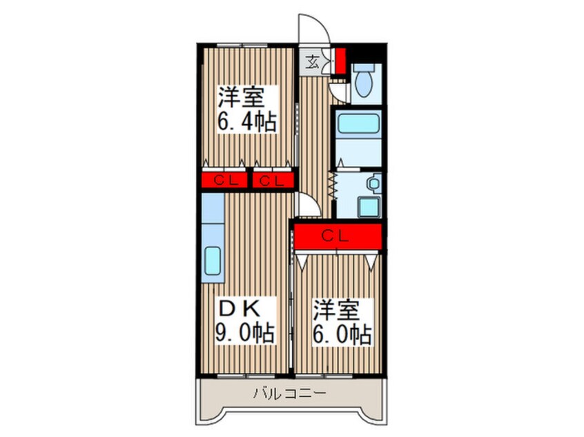 間取図 プレステ－ジ東川口