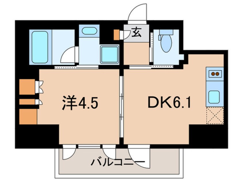 間取図 ルフォンプログレ品川大井