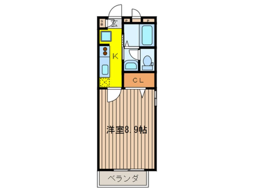 間取図 エクセレンス国分寺