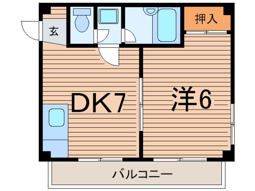 間取図 第二高政ビル